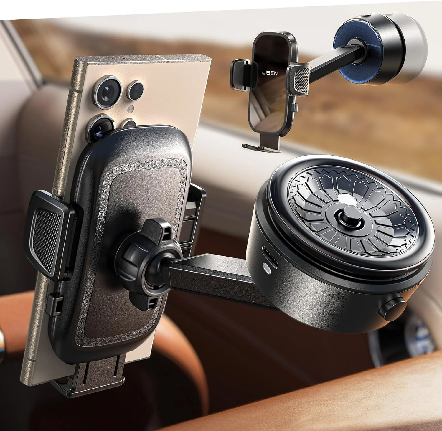 LISEN Vacuum Phone holder