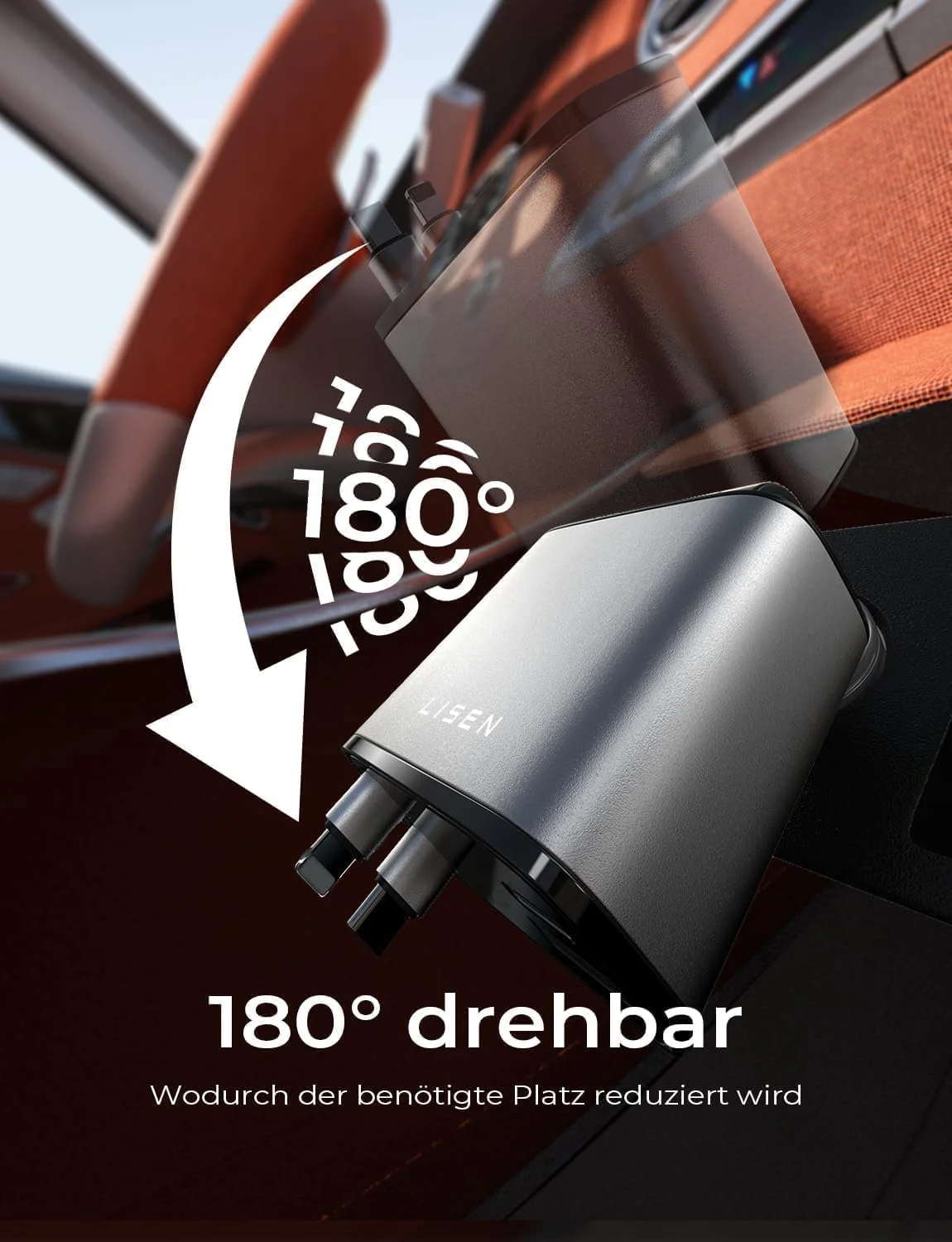 LISEN 4 in 1 Car Charger - Image 5