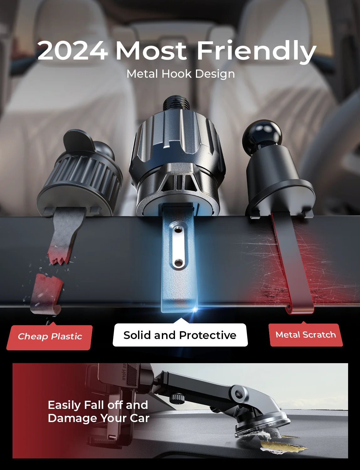 LISEN Car Phone Holder Vent Ultra Stable - Image 3