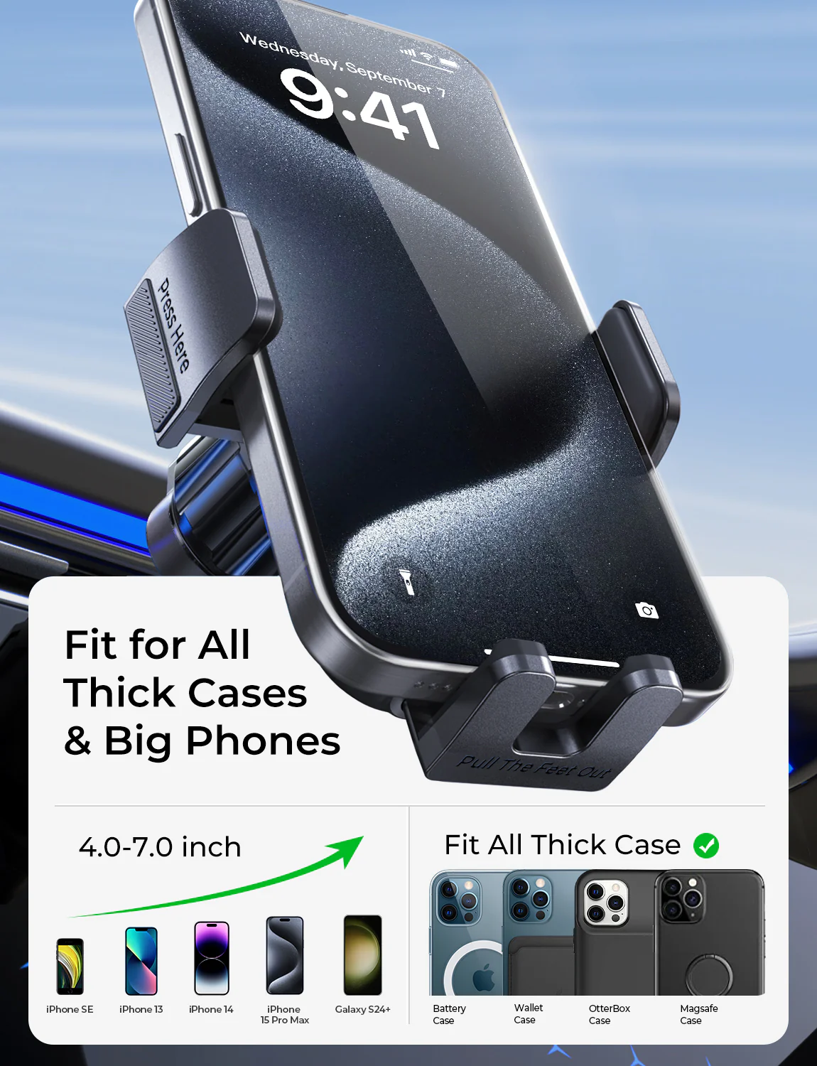 LISEN Car Phone Holder Vent Ultra Stable - Image 7