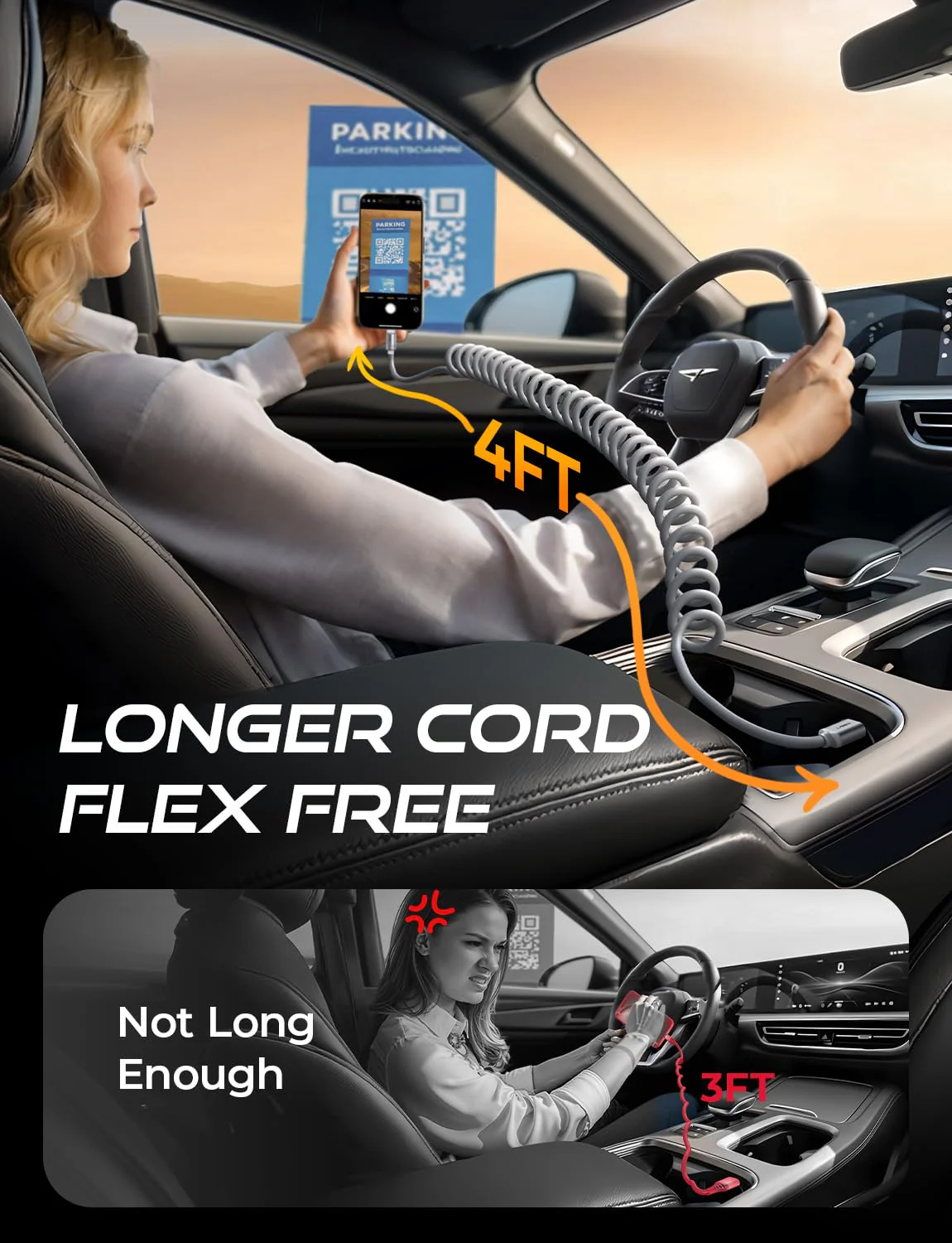 LISEN Coiled USB C Cable - Image 6