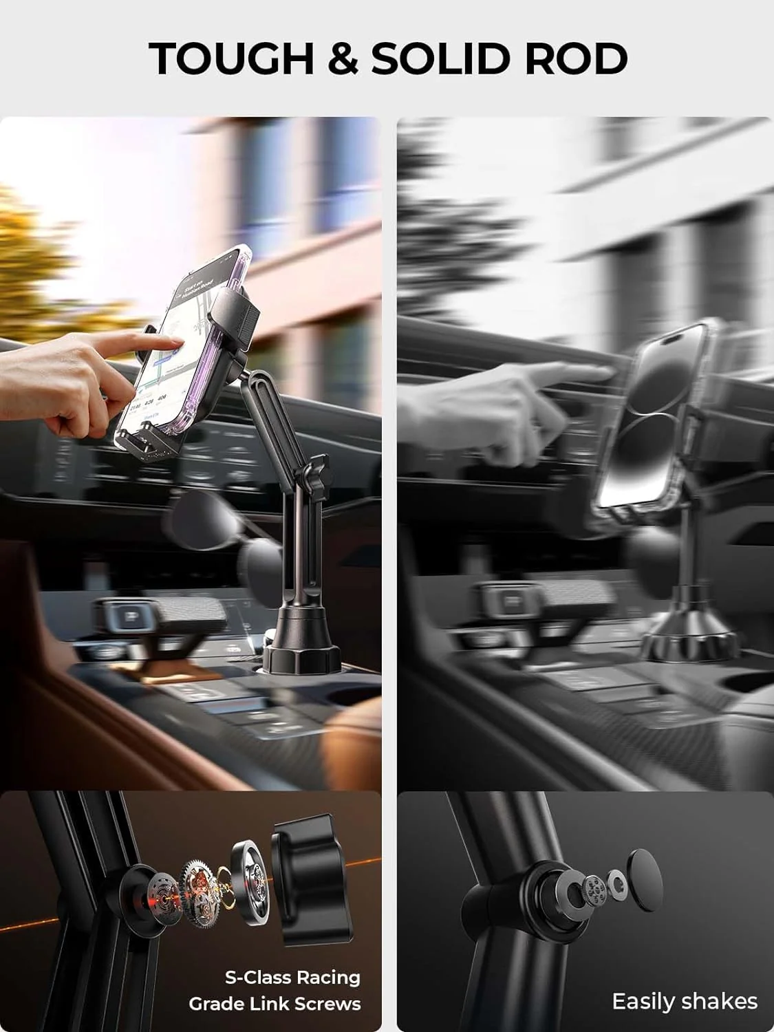 Lisen Cup Holder Phone Mount for Car - Image 3
