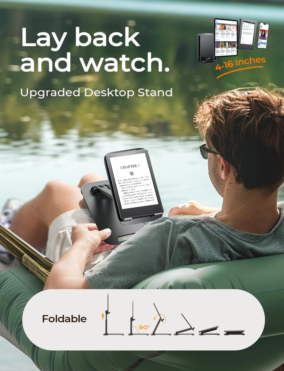 Lisen Tablet Stand for Desk Portable - Image 5