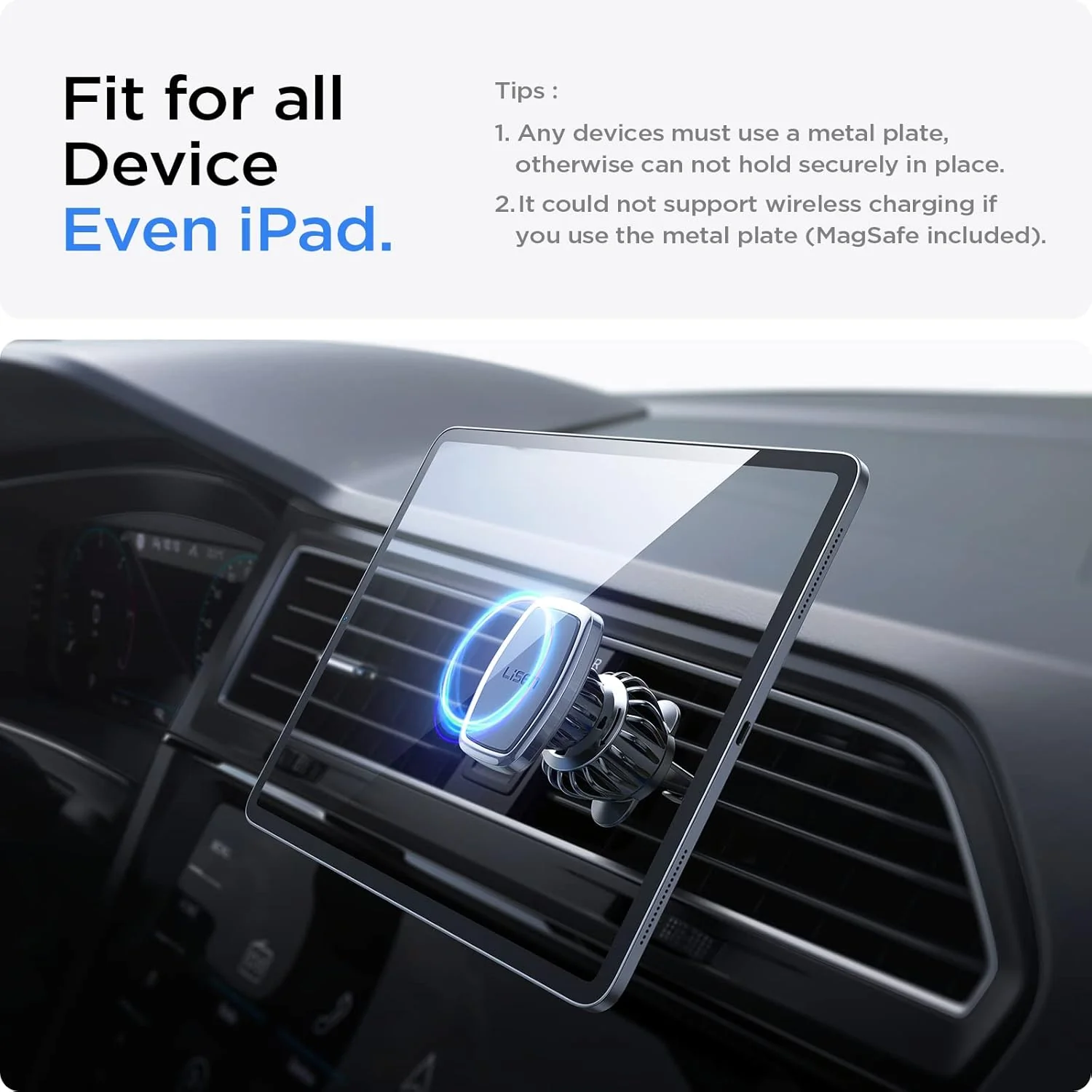LISEN Magnetic Phone Holder for Car - Image 8