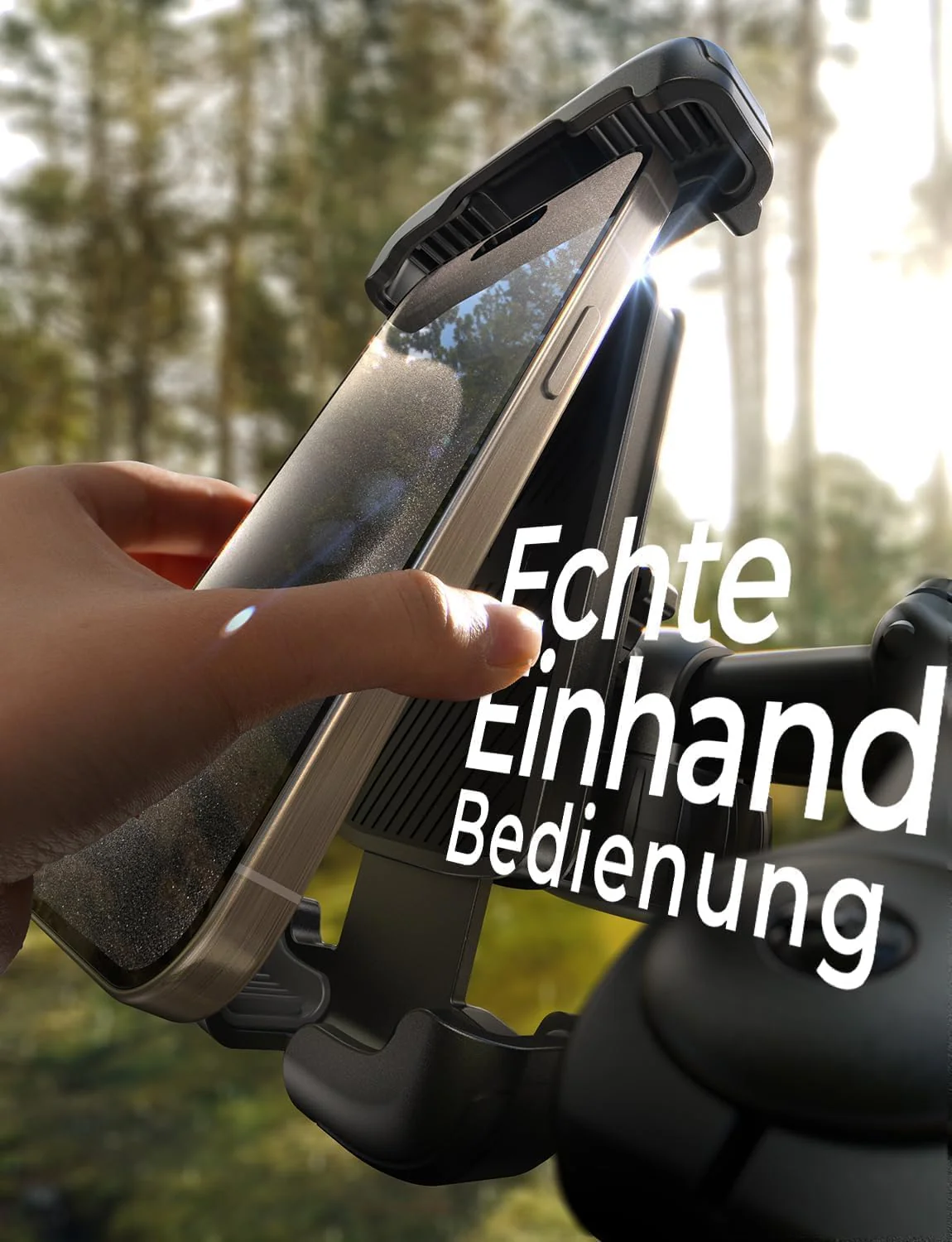 LISEN Mobile Phone Holder Bicycle Handlebar - Image 2
