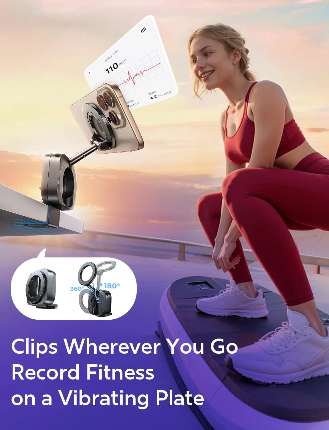 LISEN Universal Flight Airplane Phone Holder Mount for Magsafe - Image 9