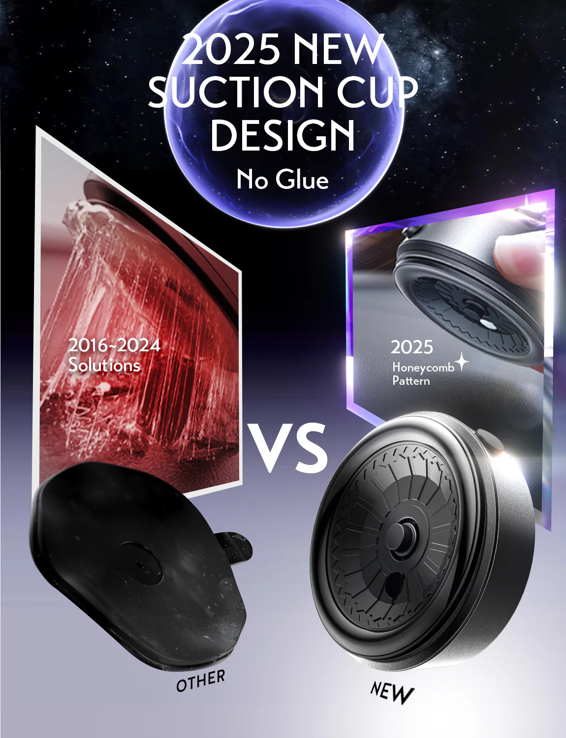 LISEN Vacuum Suction Phone Holder - Image 4